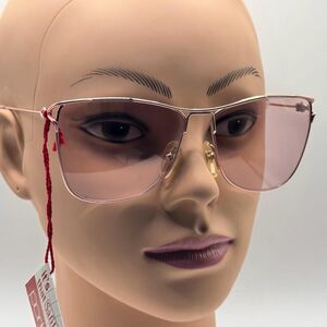 Vintage NOS 80-90s Working Girl Thin Metal Eyeglass Frames with New Non-RX Lens